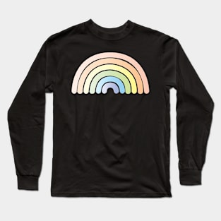 Happy Rainbows Hope Pastel Cute BoomBoomInk Long Sleeve T-Shirt